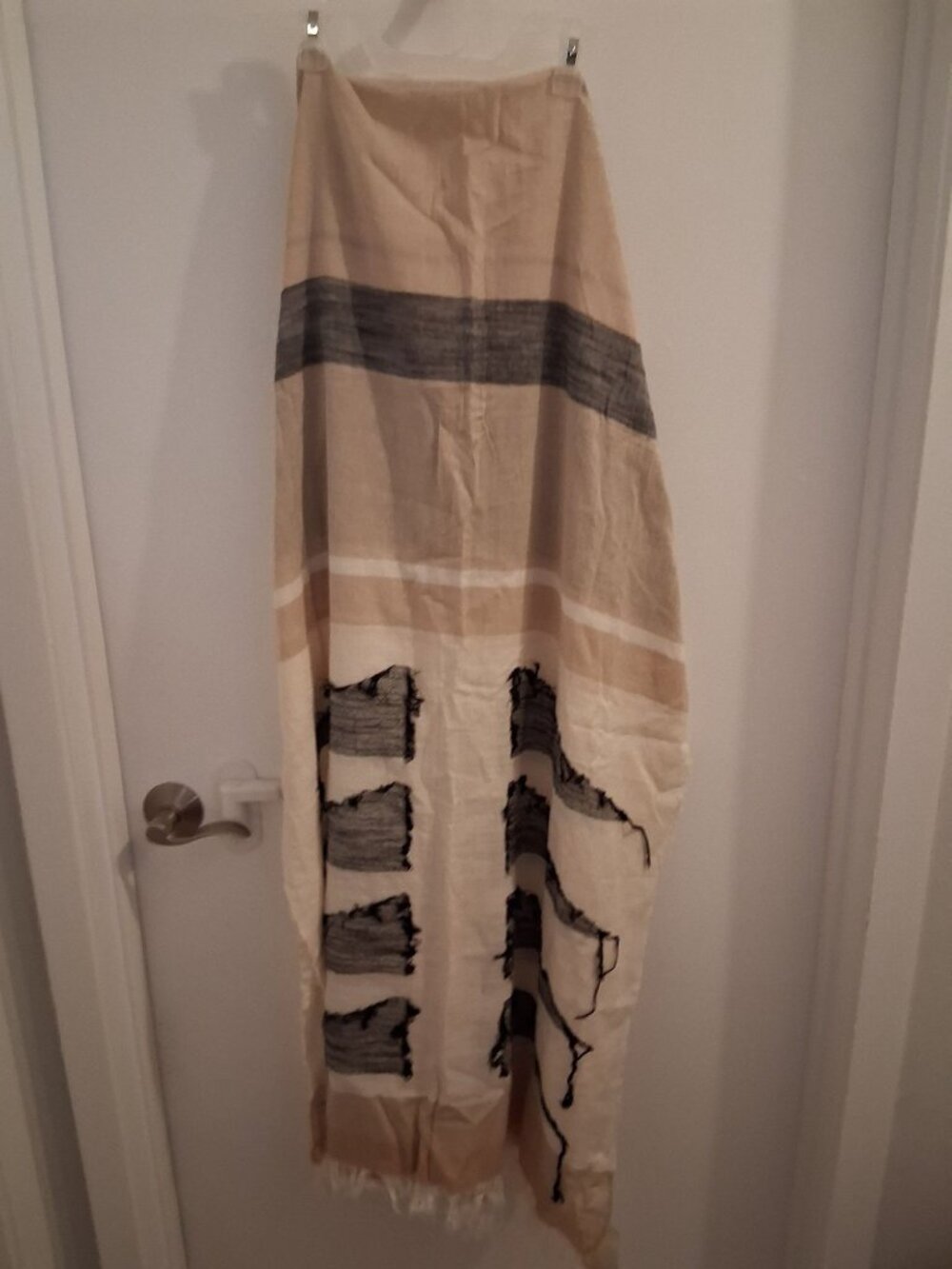 NWT Zara Home Table Runner 94.5" Long Beige